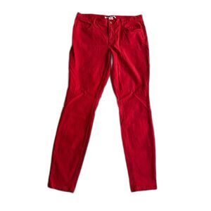Trina Turk Skinny Jeans Red Size 6